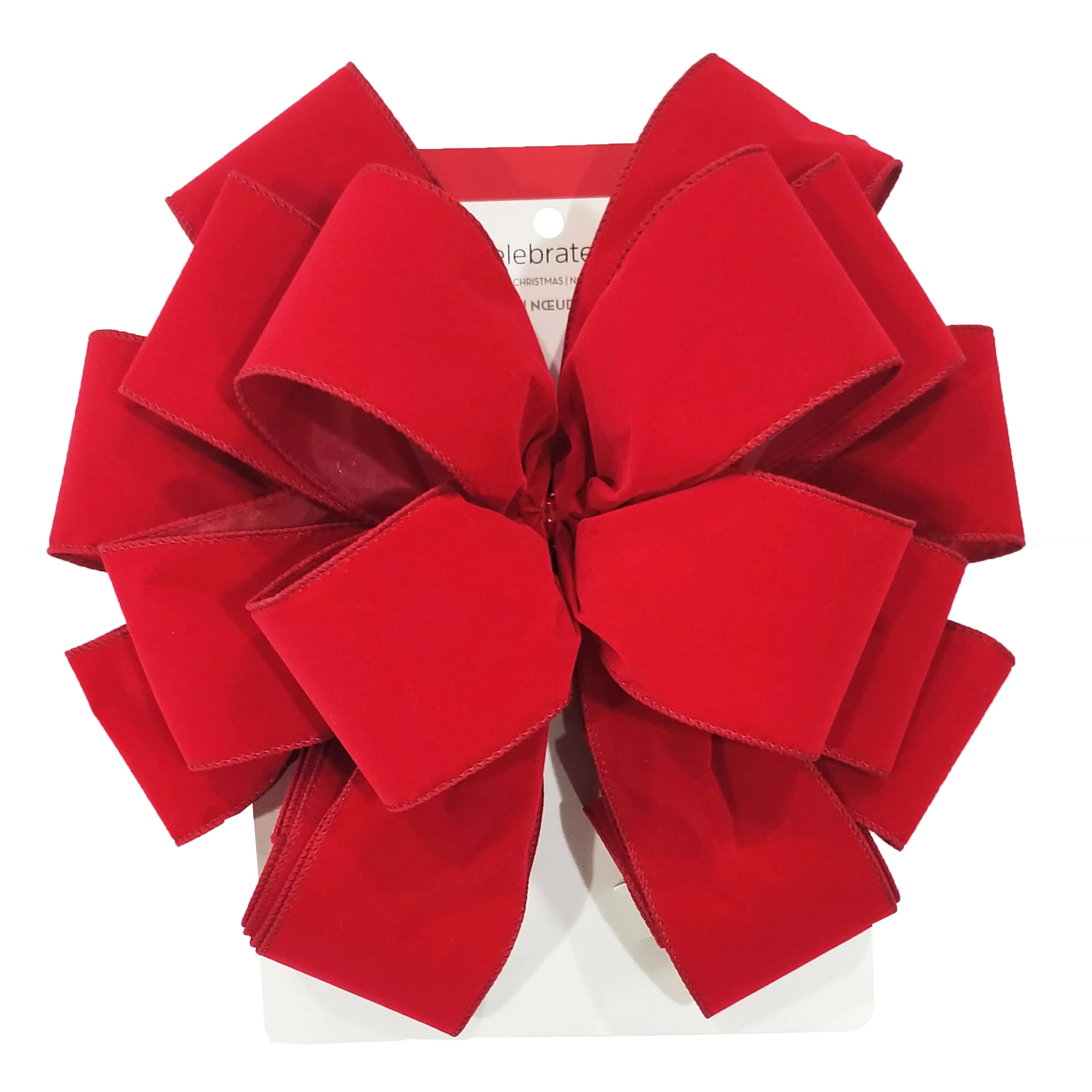 20.5" Bright Red Christmas Tree Bow Topper by Ashland by Celebrate It | Michaels