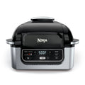 Ninja Foodi 4-in-1 Indoor Grill with 4-Quart Air Fryer with Roast, Bake, and Cyclonic Grilling Technology, Ag300, Black & Silver
