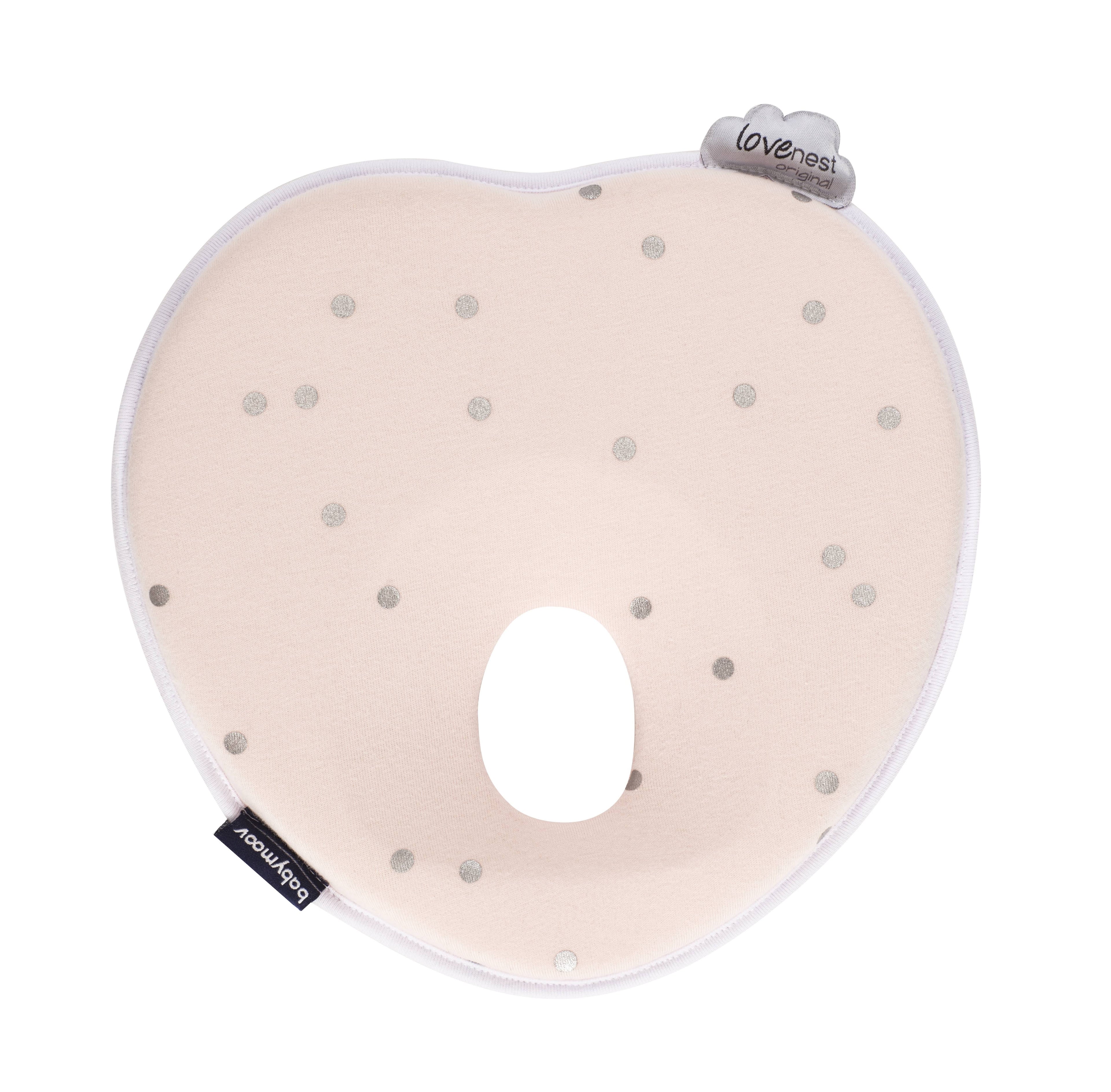 Babymoov Lovenest Original Baby Pillow and Head Support, Pink