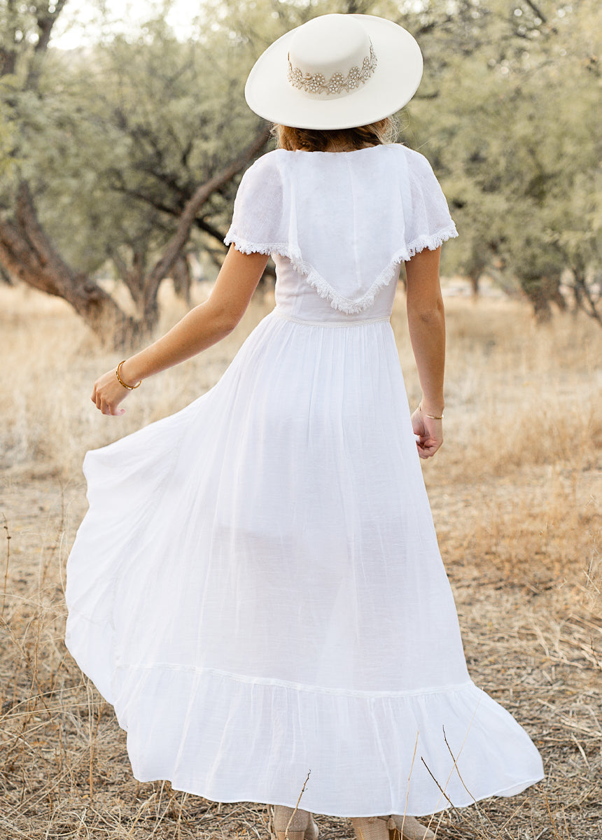 Women Irina Maxi Dress in White