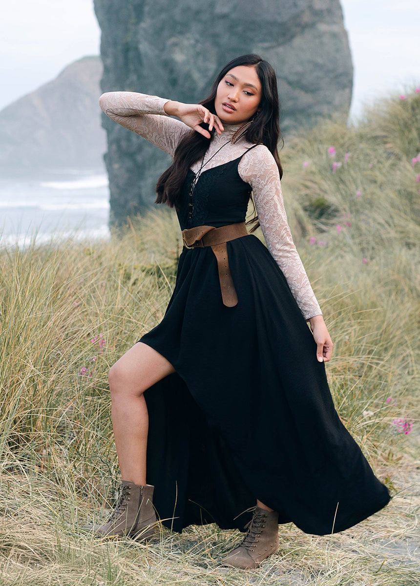 Women Holland Dress in Black