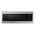 Samsung - 1.1 Cu. ft. Smart Slim Over-The-Range Microwave with 400 CFM Hood Ventilation, Wi-Fi & Voice Control - Stainless Steel