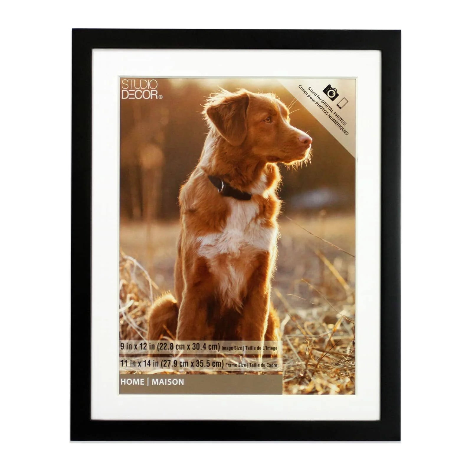 Studio Decor 9" x 12" Black Home Collection Tyler Frame - Each