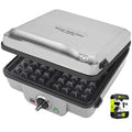 Cuisinart WAF-300P1 Belgian Waffle Maker with Pancake Plates Bundle with 1 Year Extended Protection Plan, Size: One size, Silver