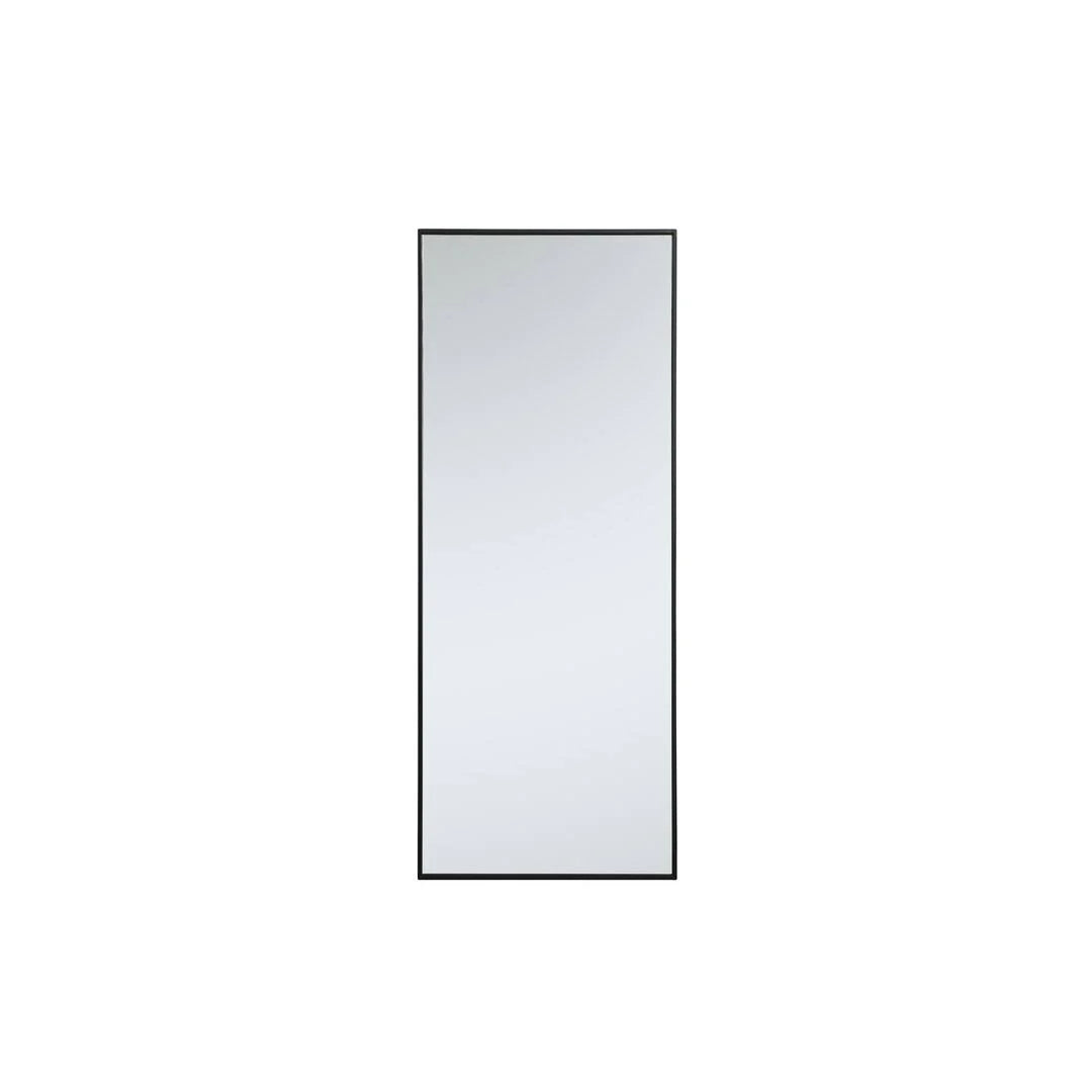 Sabine Metal Mirror Size: 60" x 24", Finish: Black