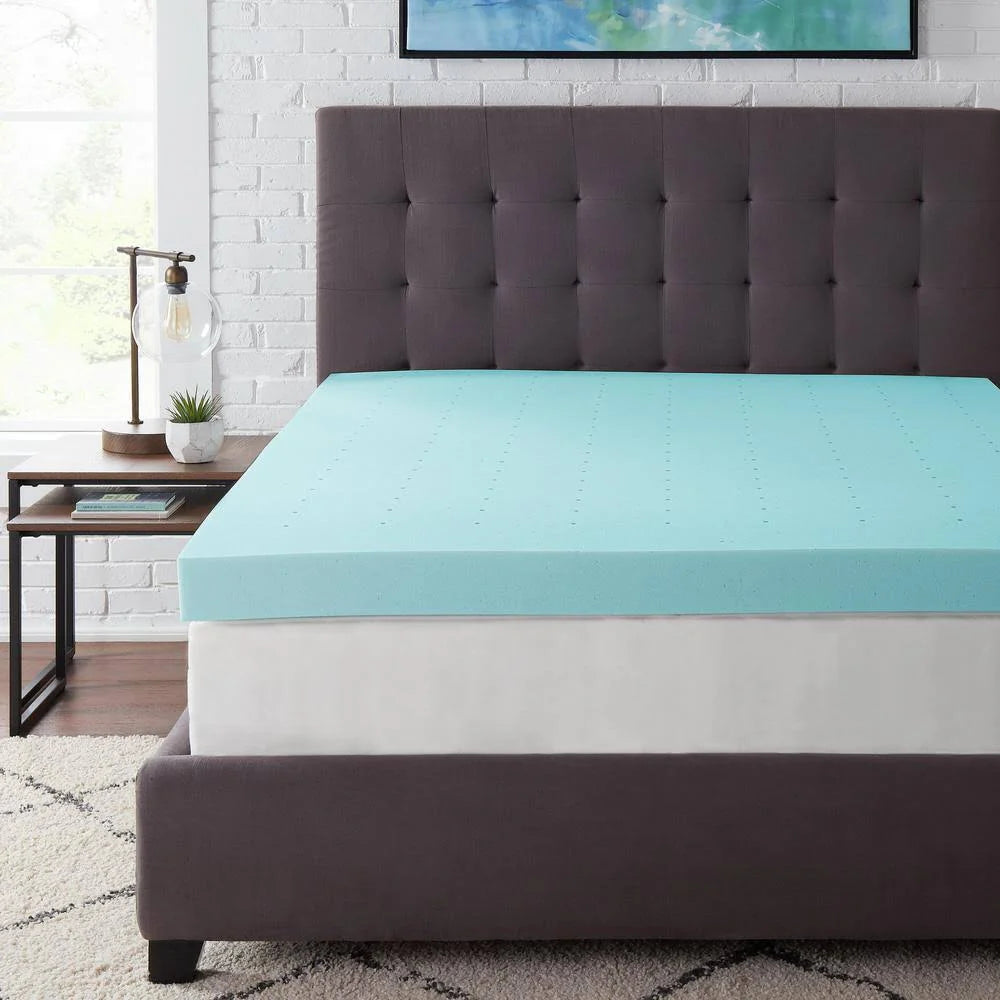 Gel Plush No Pocket Gel Memory Foam Queen Mattress Topper