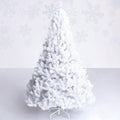 Costway Artificial PVC Christmas Tree w/Stand Holiday Season Indoor Outdoor Green - White, 6ft
