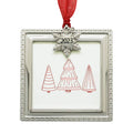 Silver Square 2.5" x 2.5" Christmas Ornament Frame by Studio Decor | Michaels