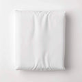 The Company Store Company Cotton White Solid 300-Thread Count Cotton Percale Twin XL Fitted Sheet