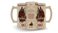 Budweiser 2023 90th Anniversary Limited Edition Collectors Series #44 Clydesdale Holiday Stein - Ceramic Beer Mug - Christmas Gift for Men, Father,