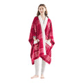 Charter Club Cozy Plush Wrap 50" x 70" Throw, Created for Macy's - Garnet Plaid