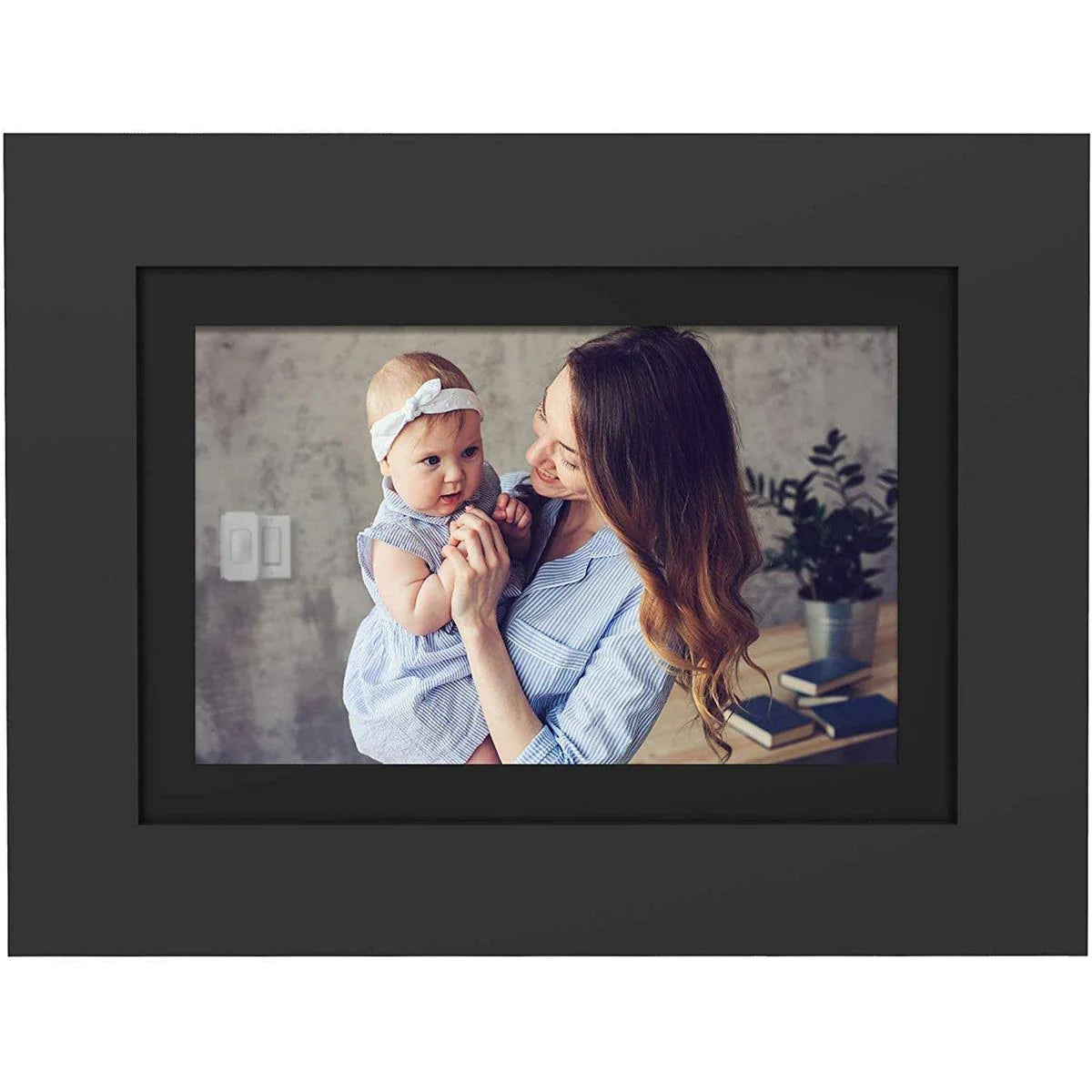 SimplySmart Home - PhotoShare Friends and Family Smart Frame 10" - BLACK.