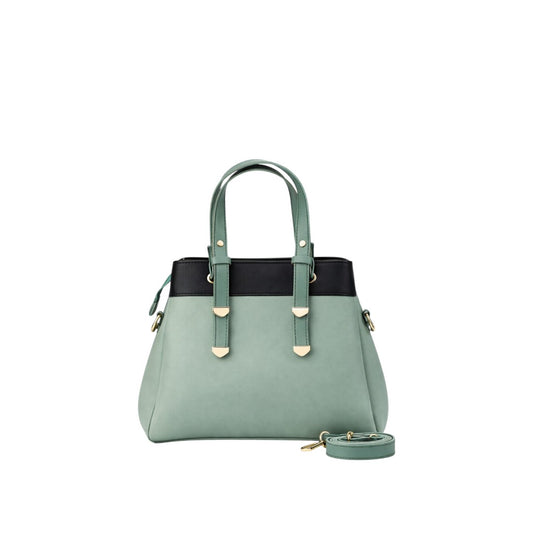 Dodel Classic Sage Green & Black Women's Shoulder Bag