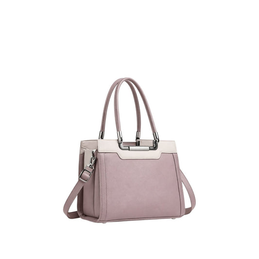 Dodel Classic Structured Mauve Handbag for Women