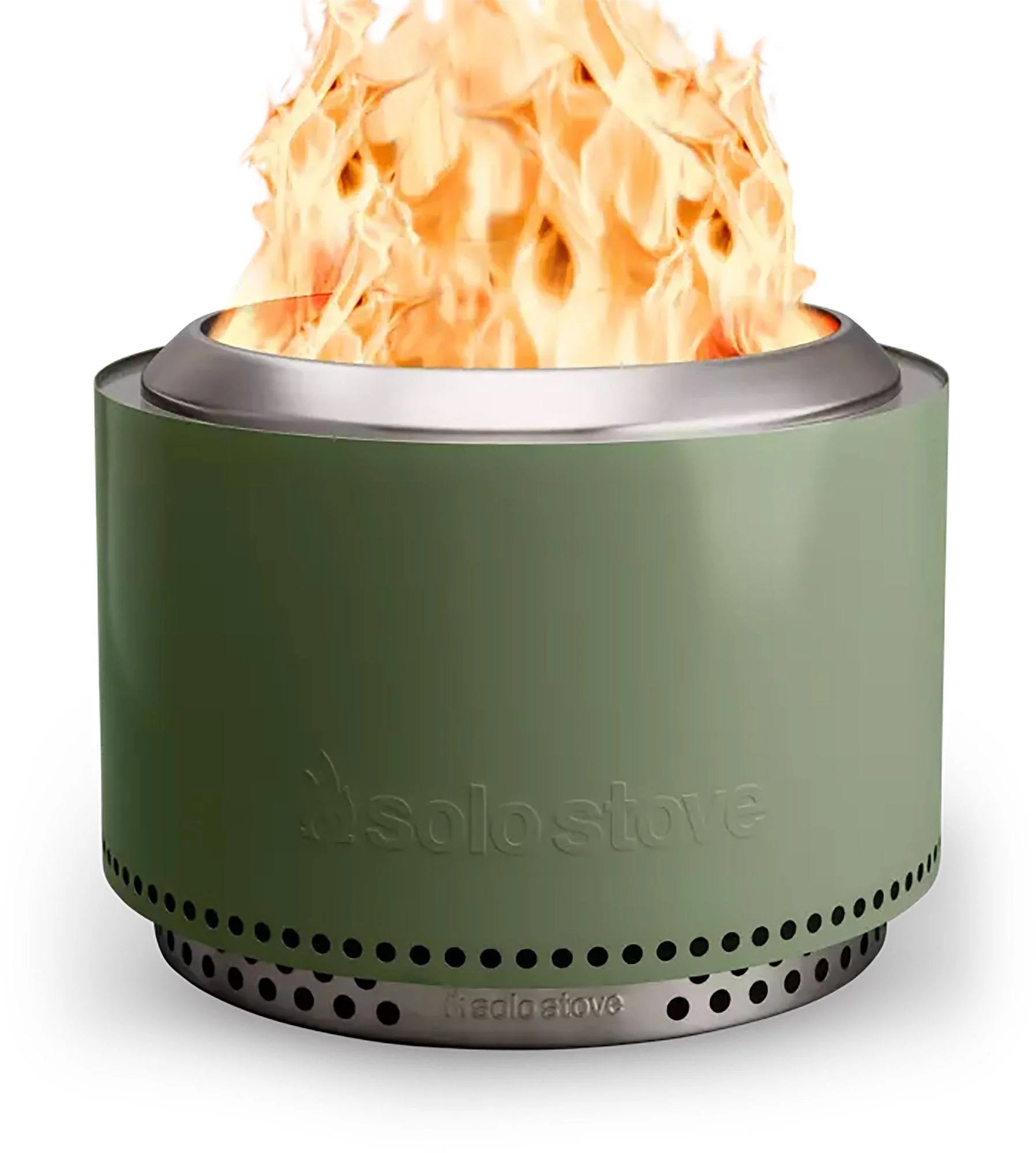 Solo Stove Yukon 2.0 Color + Stand Bundle, Deep Olive
